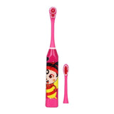 Children's Cartoon Pattern Double-sided Electric Tooth Brush with 2pcs Replacement Head