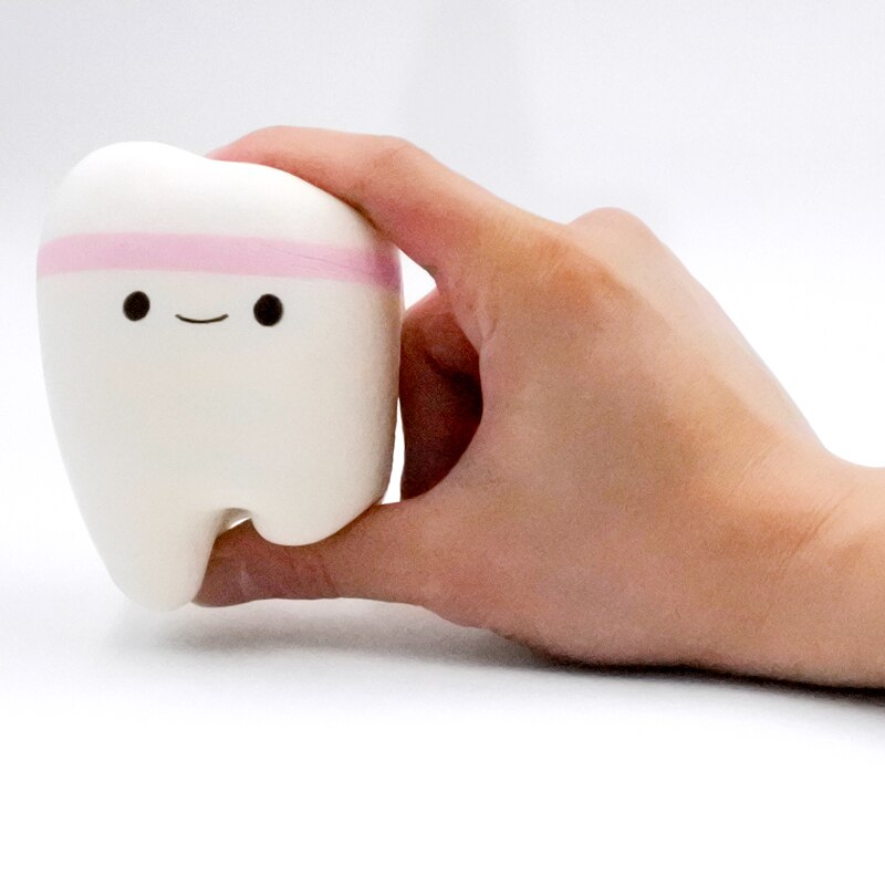 Blue/Pink Tooth Squeeze Toy