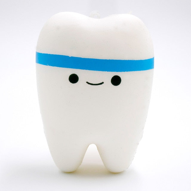 Blue/Pink Tooth Squeeze Toy